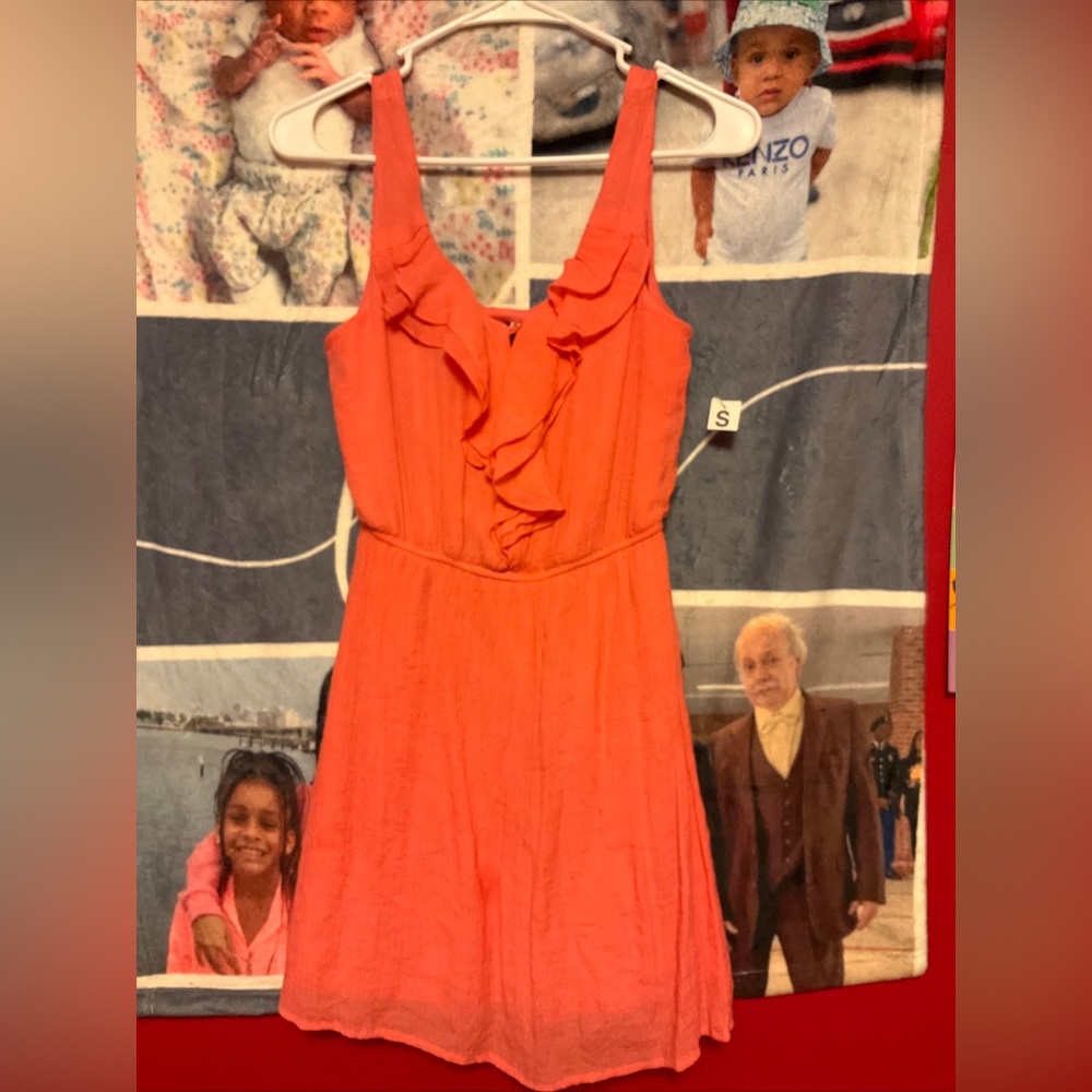 As u wish coral mini dress
